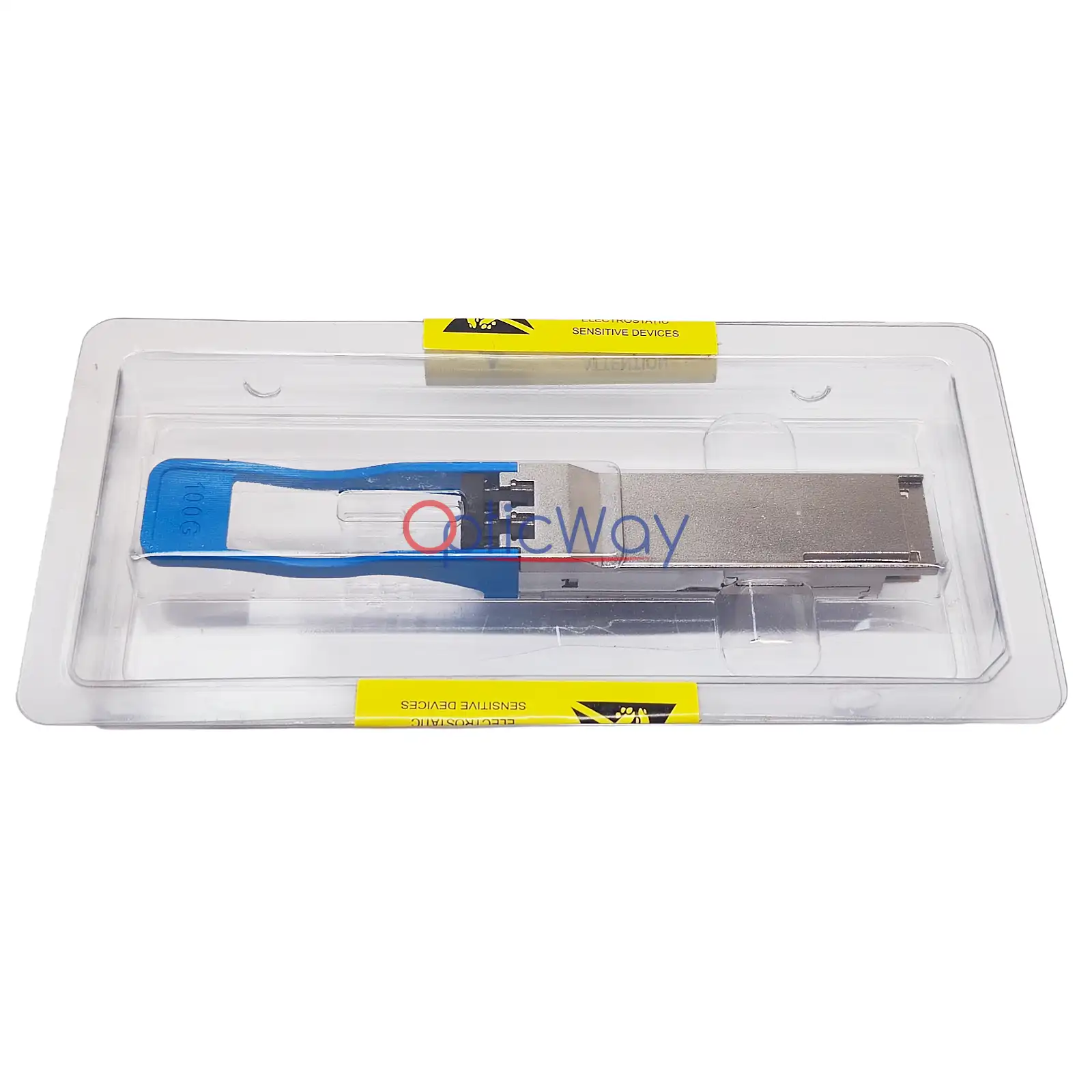 Ciena XCVR-Q10V31 100G LR4 QSFP28 Optical Transceiver Rear Housing Full Body View