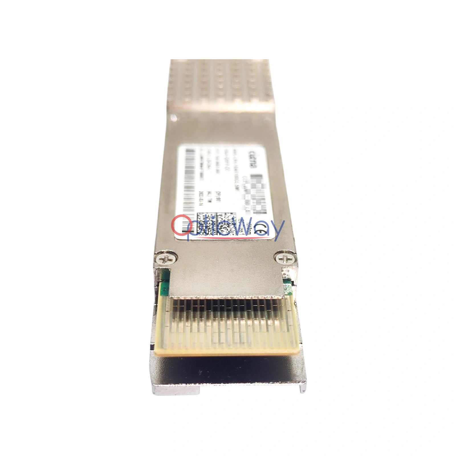 Ciena 160-9603-900 400G QSFP-DD LR4 Transceiver Gold Finger End Face Close-up