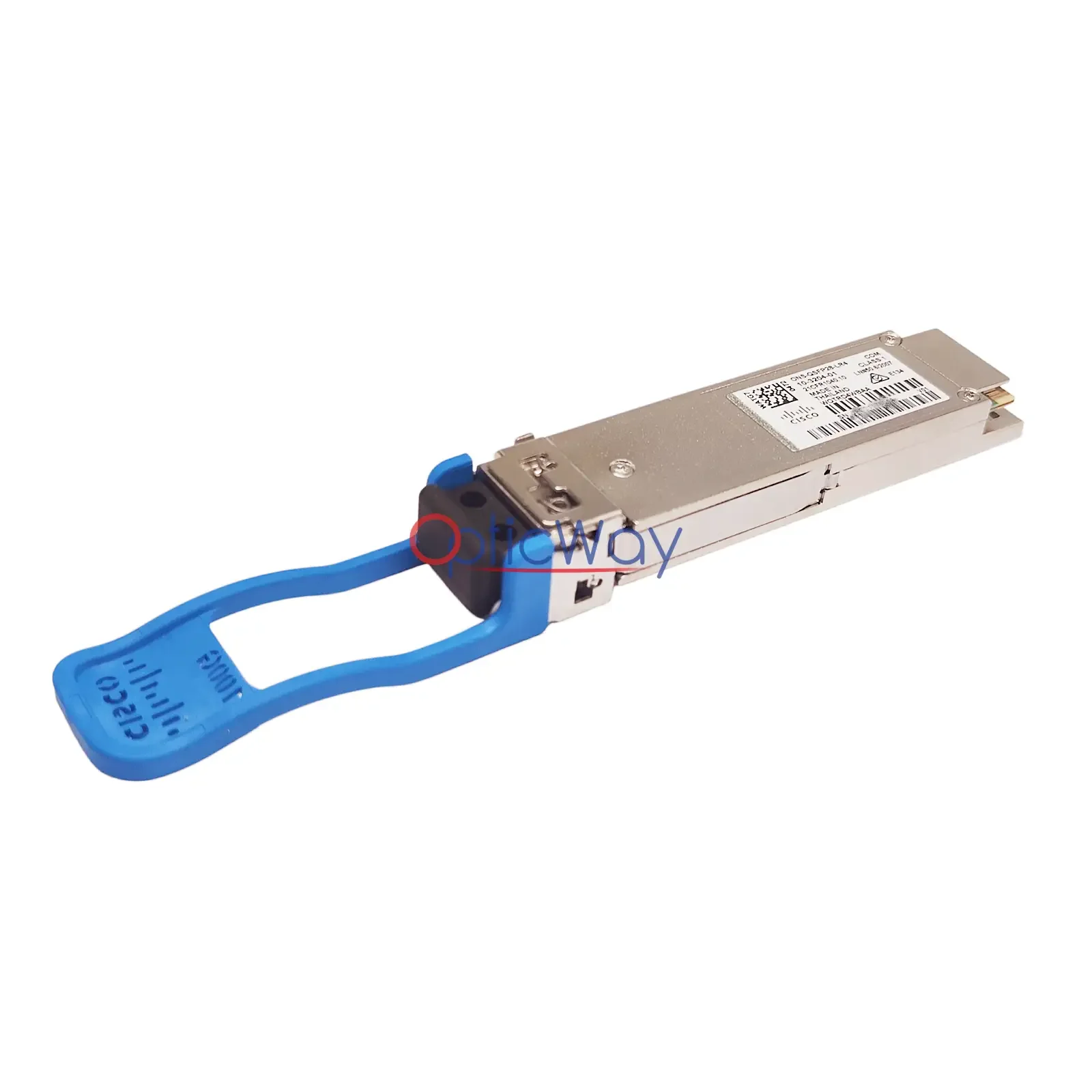 Cisco ONS-QSFP28-LR4 Duplex LC Connector Side Front View
