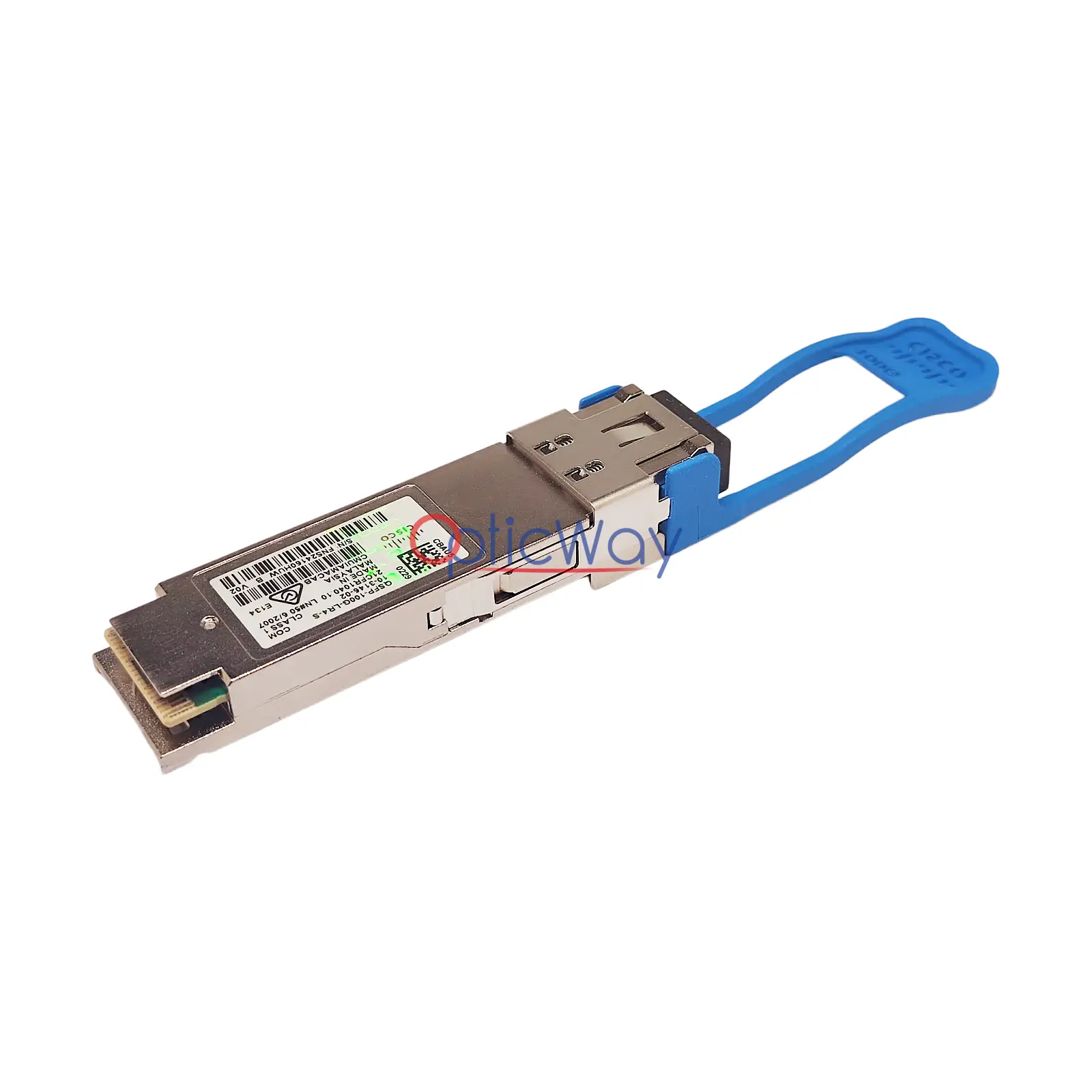 Cisco QSFP-100G-LR4-S QSFP28 Transceiver Gold Finger Rear Side View 10-3146-02