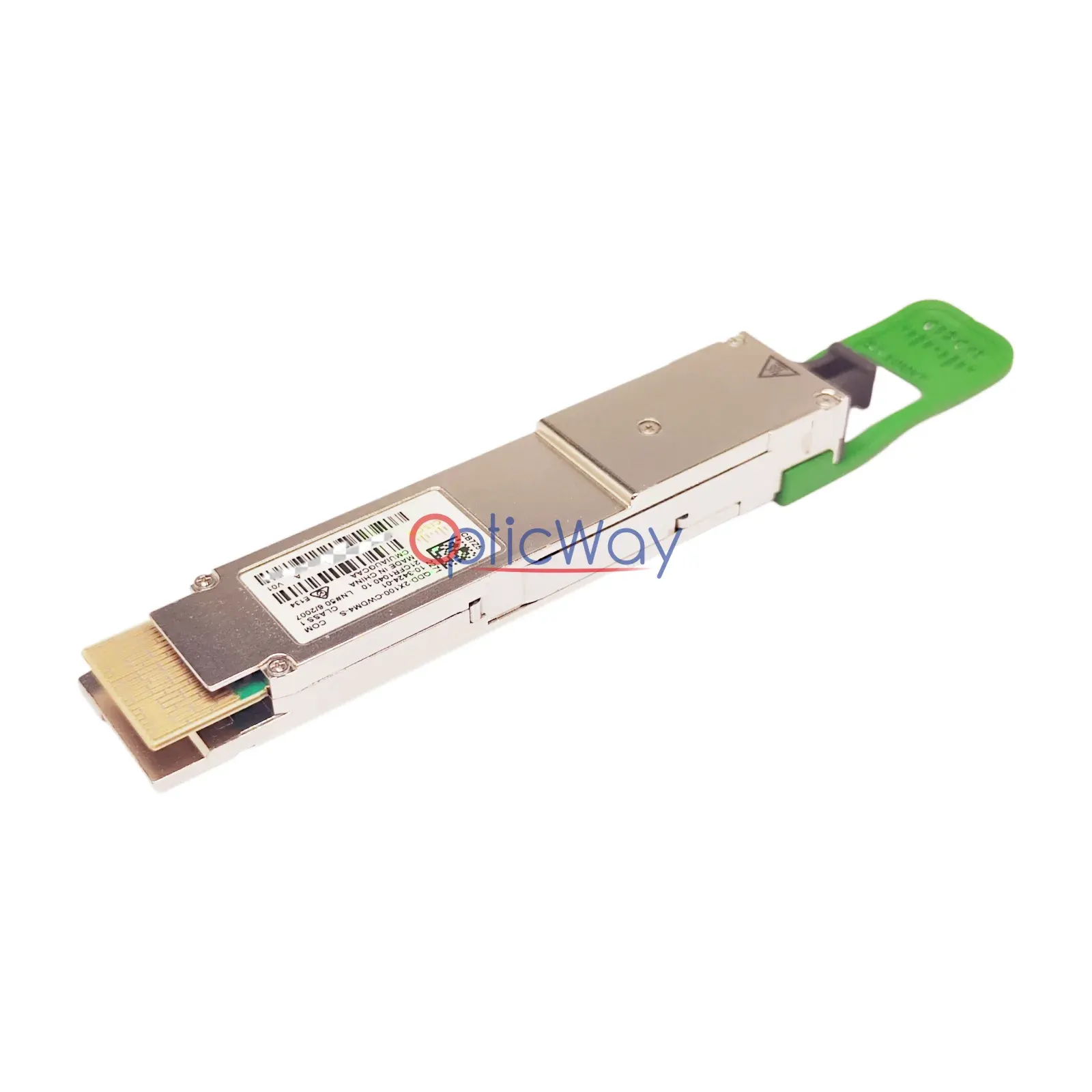 Cisco QDD-2X100-CWDM4-S Dual CS Connector Side Front View