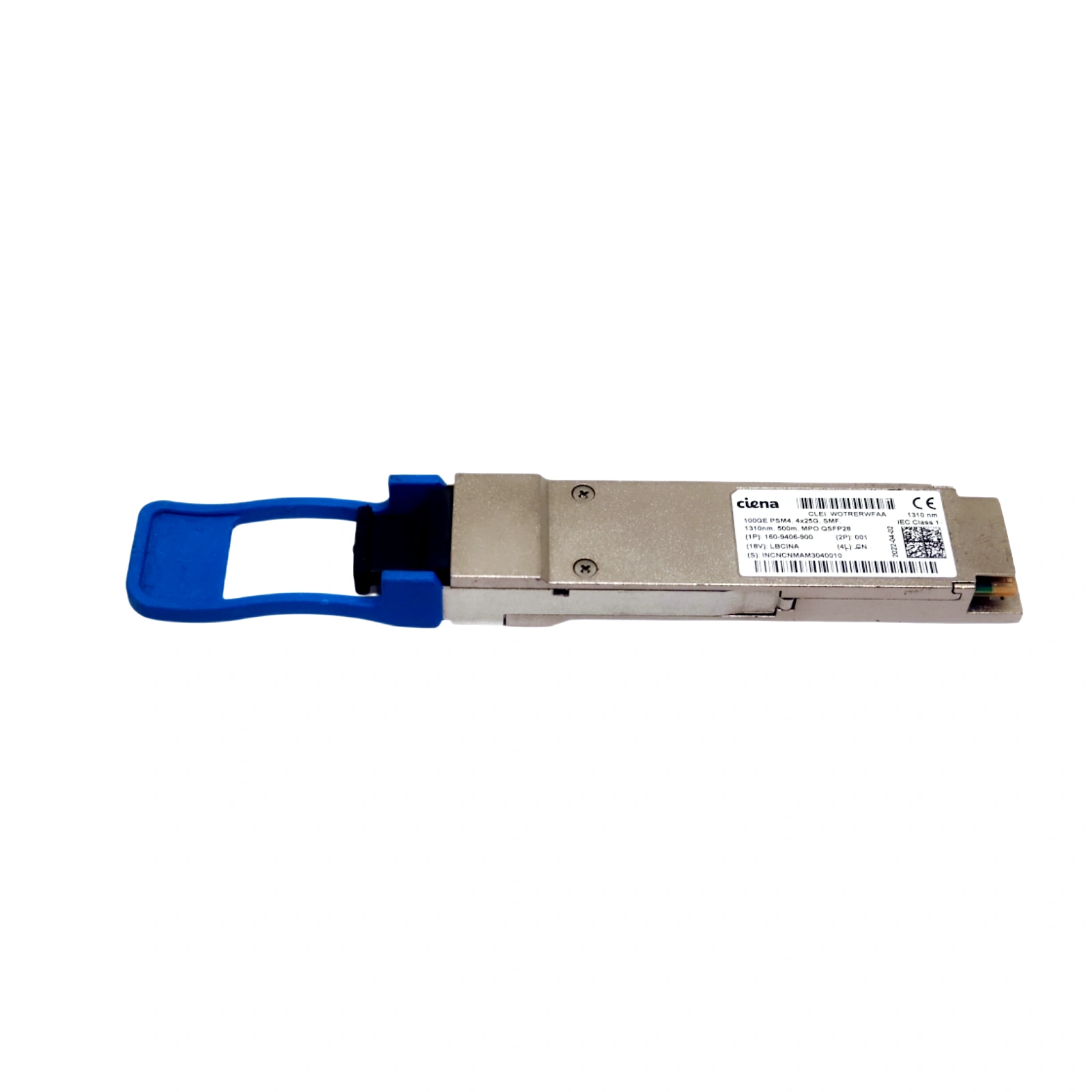 Ciena 160-9406-900 100GBASE-PSM4 QSFP28 1310nm 500m SMF MPO Optical Transceiver with Label