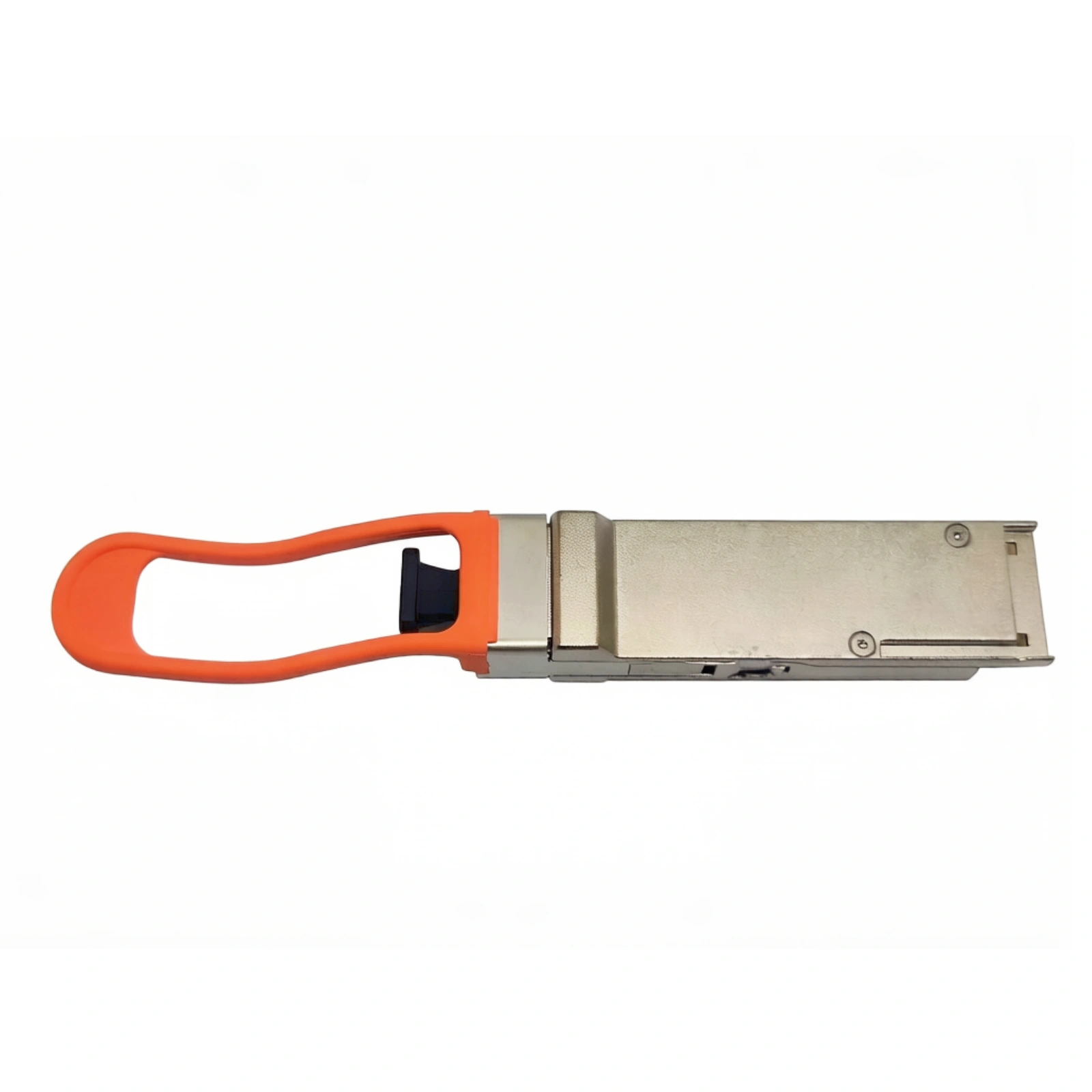 Ciena 160-9503-900 40G SR4 QSFP+ 300m MMF Transceiver Back View with Orange Pull Tab