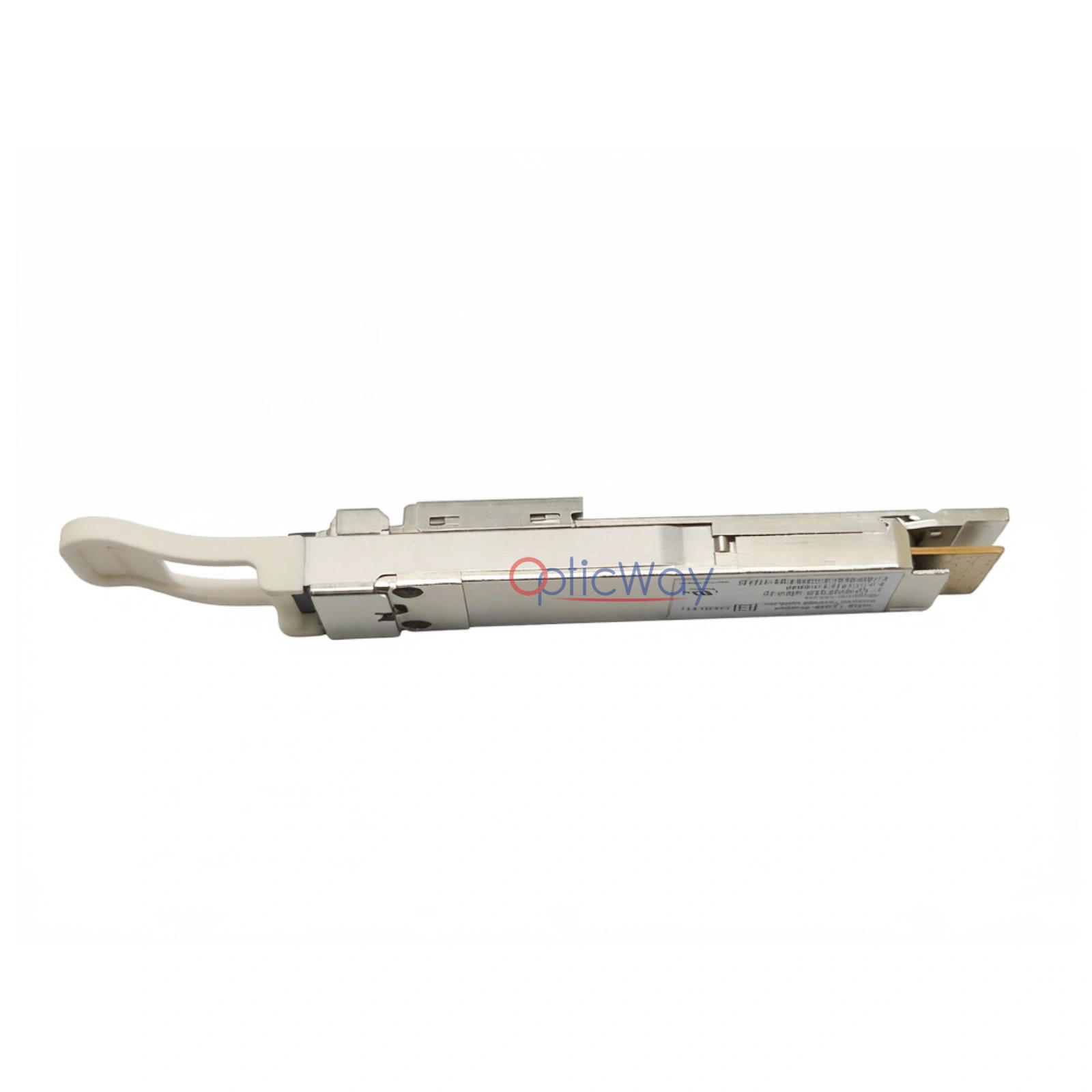 Marvell IN-Q3JZ1-TC-M1 COLORZ II 400ZR QSFP-DD Coherent Transceiver Side View with White Pull Tab