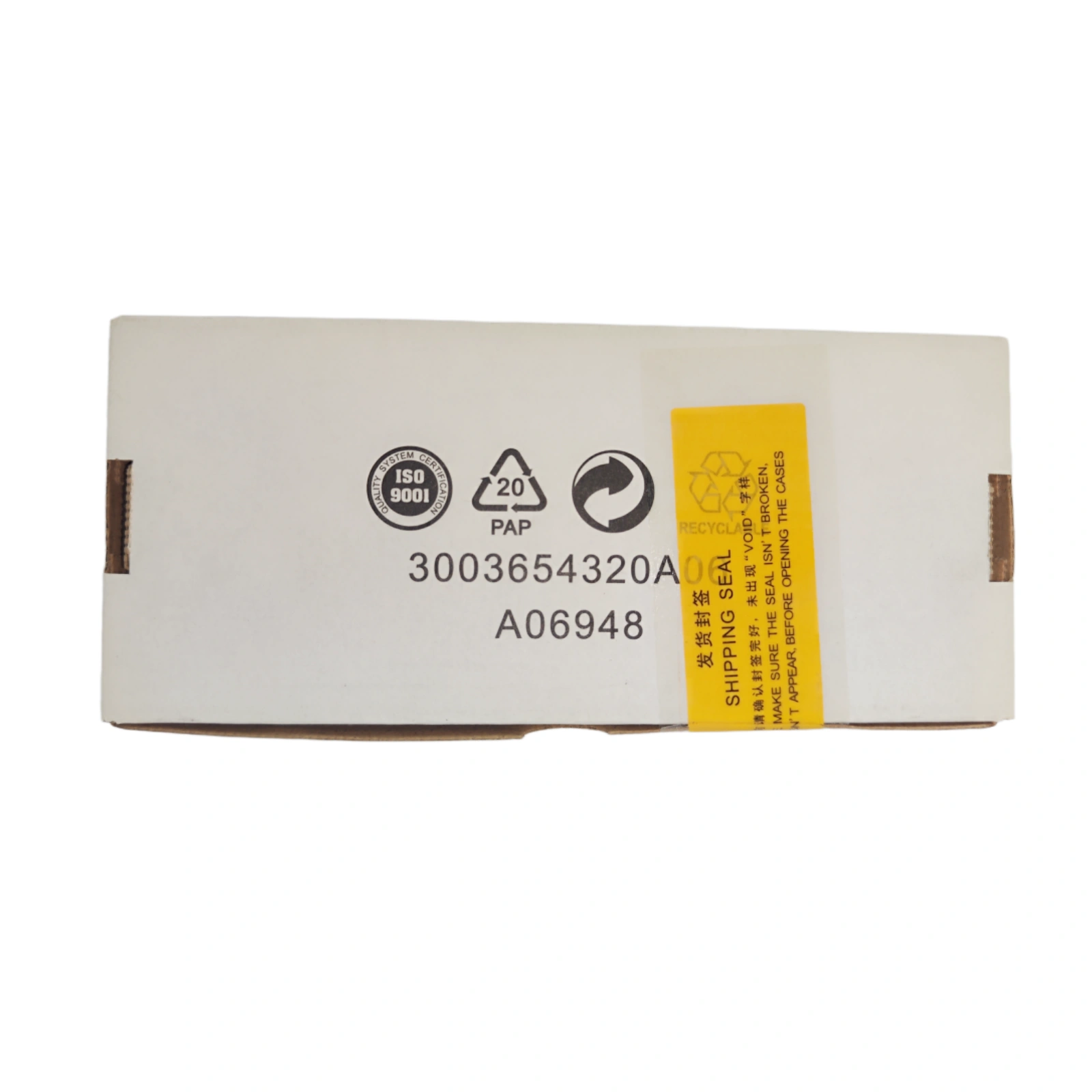 Huawei 02312NCX QSFP28-100G 80km Transceiver Module Box Back View with ISO Seal