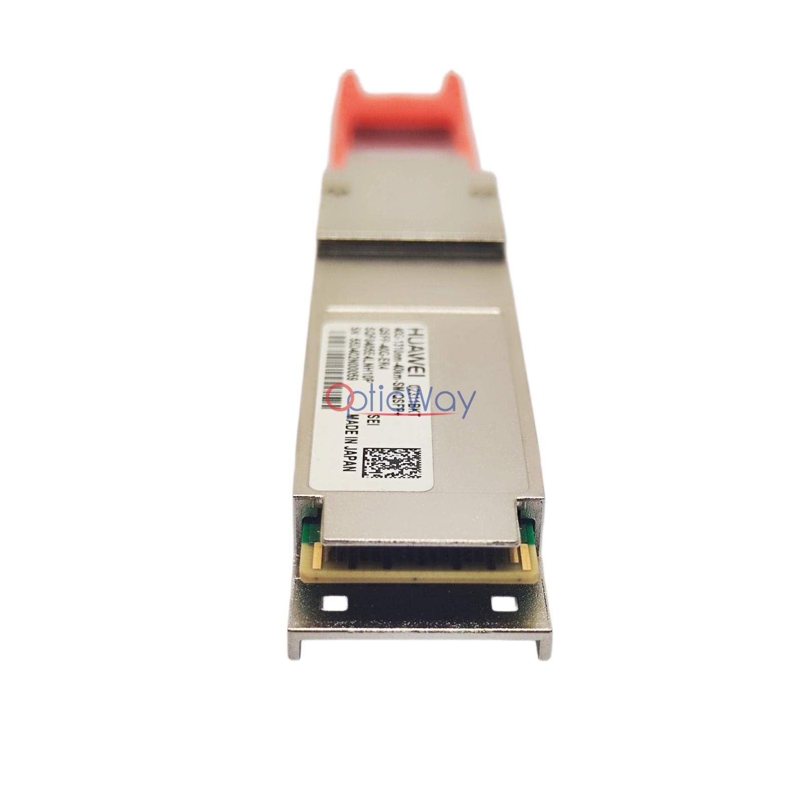 Huawei 02311BKT 40G QSFP-40G-ER4 Transceiver Gold Finger End Face Close-up