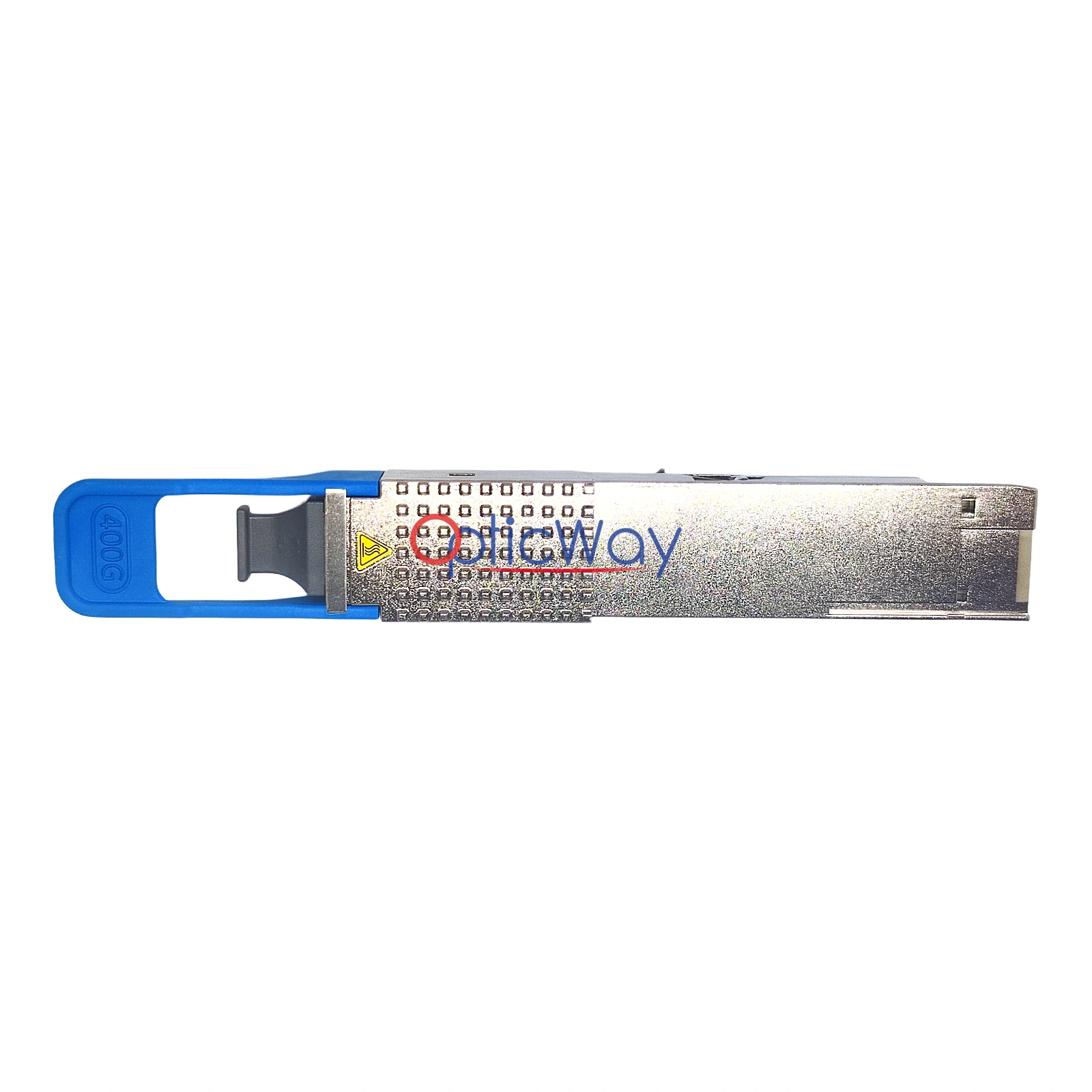 Mellanox MMS1V00 400GBASE-DR4+ QSFP-DD Transceiver Back View with Blue Pull Tab