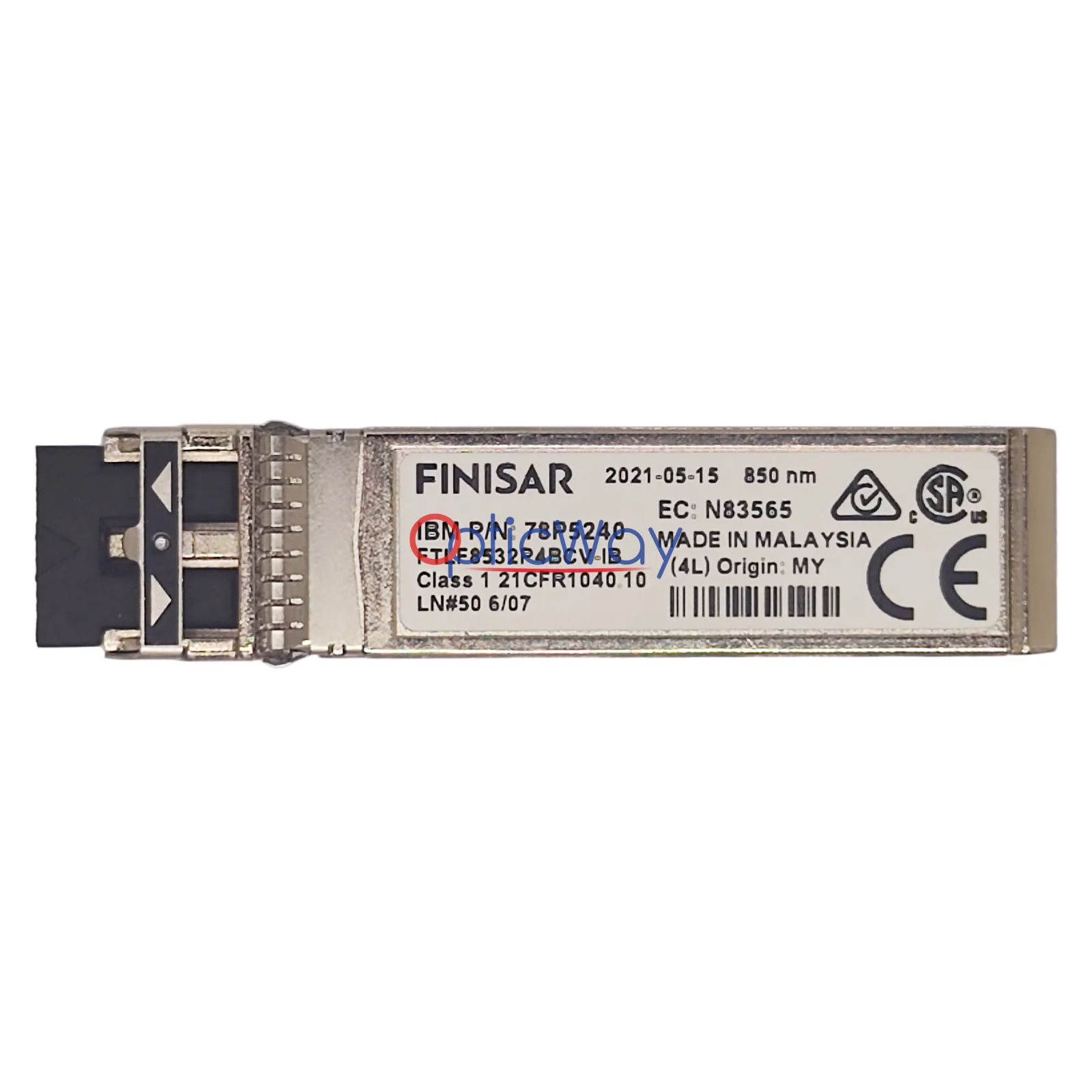 Finisar FTLF8532P4BCV-IB IBM 78P5240 32G 850nm MMF SFP28 Transceiver with Full Label