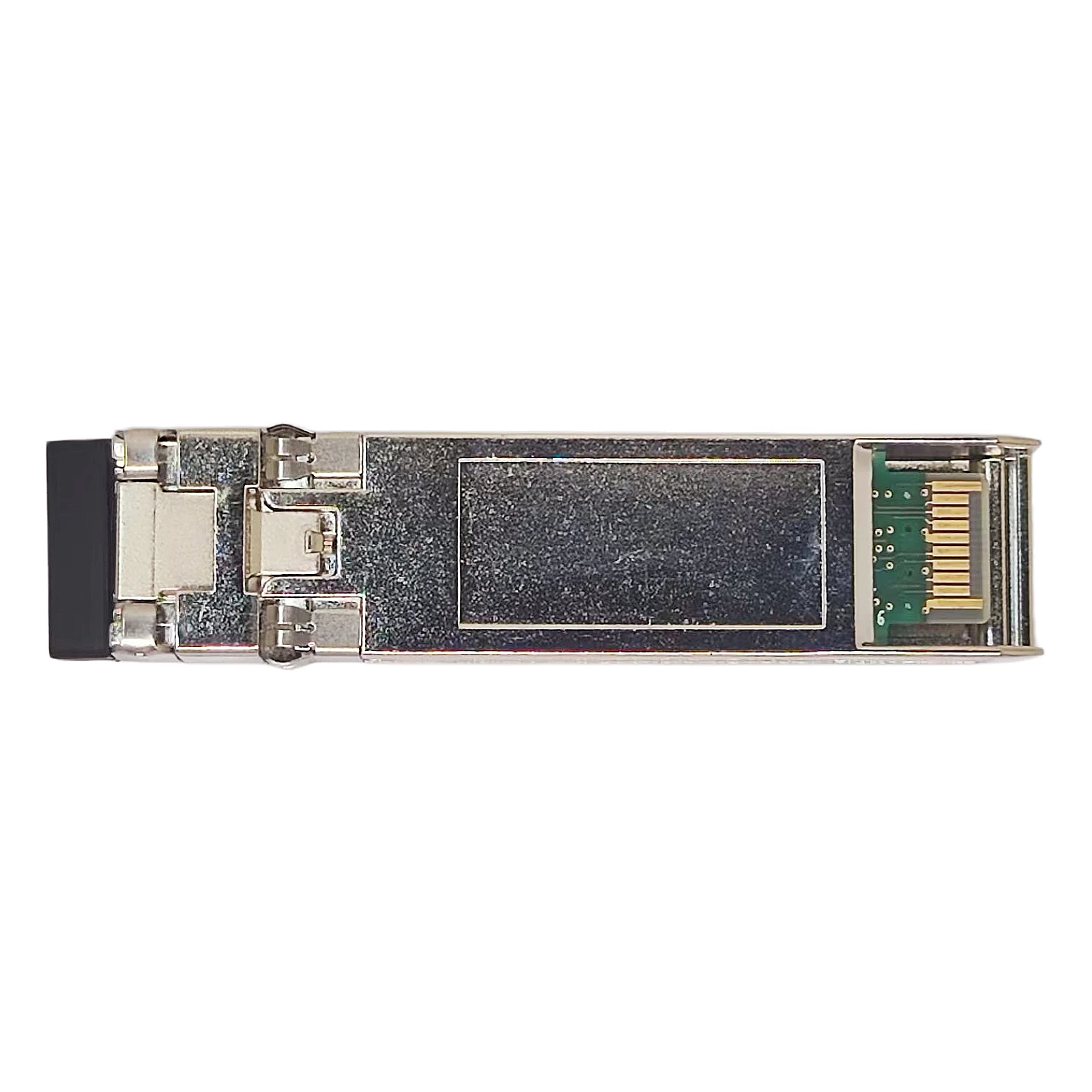 Nokia 3HE04823AAA 10GBASE-LR SFP+ Transceiver Rear View with Gold Finger