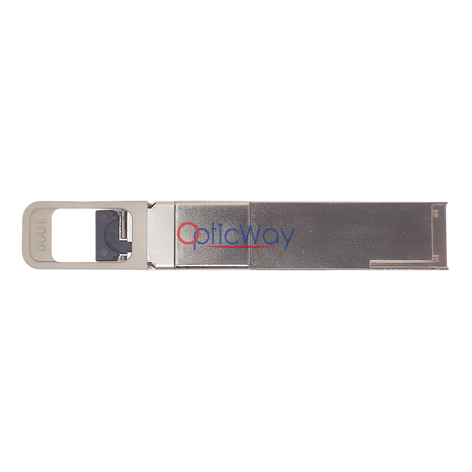 Ciena XCVR-Q20U01 100GBASE-BiDi QSFP28 Transceiver Rear View with Gray Pull Tab