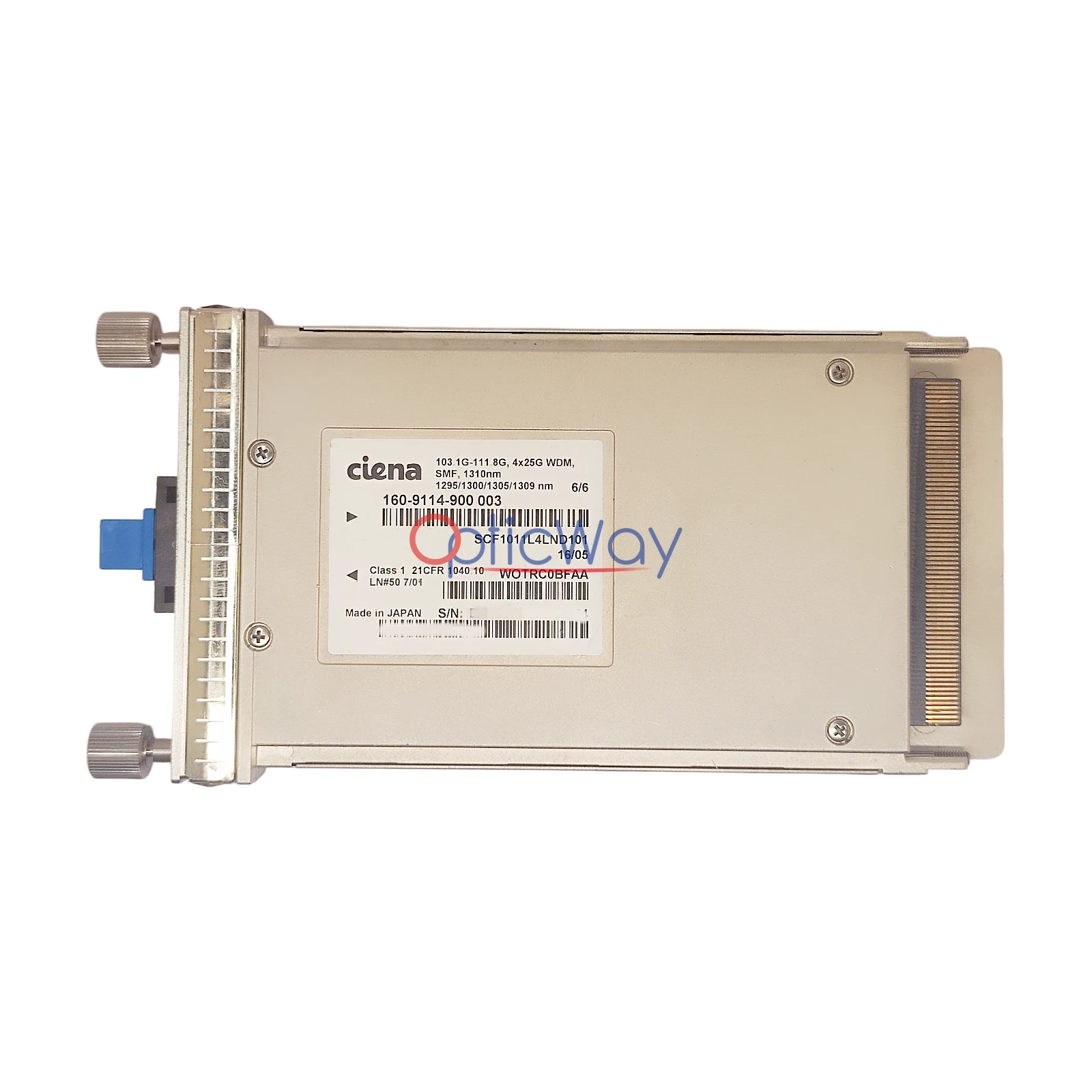 Ciena 160-9114-900 100G OTU4 CFP Transceiver with Full Label and Gold Finger