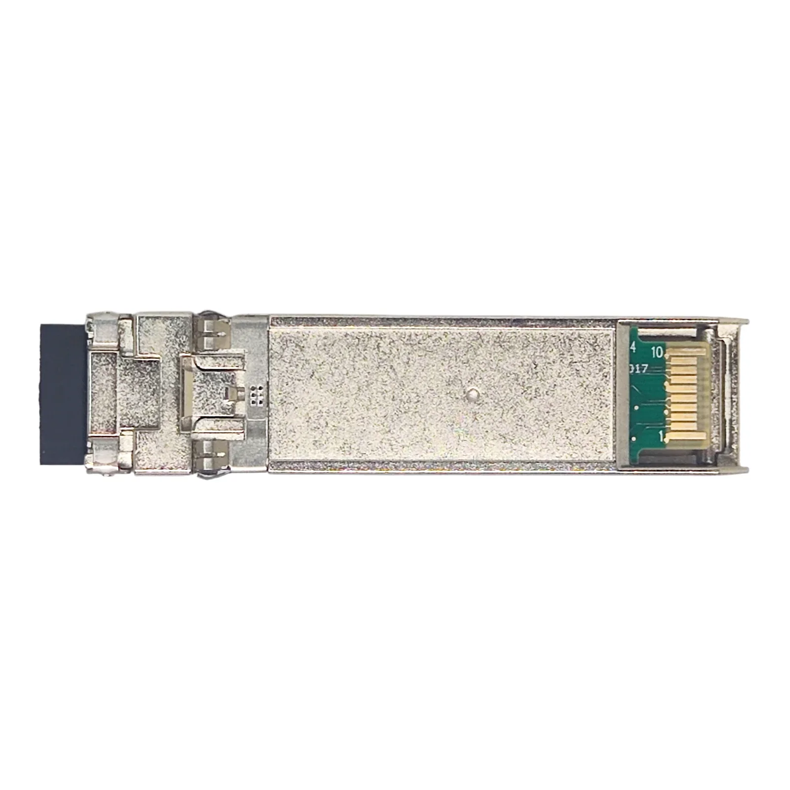 Juniper 740-031981 10GE SFP+ LR Transceiver Rear View with Gold Finger Interface