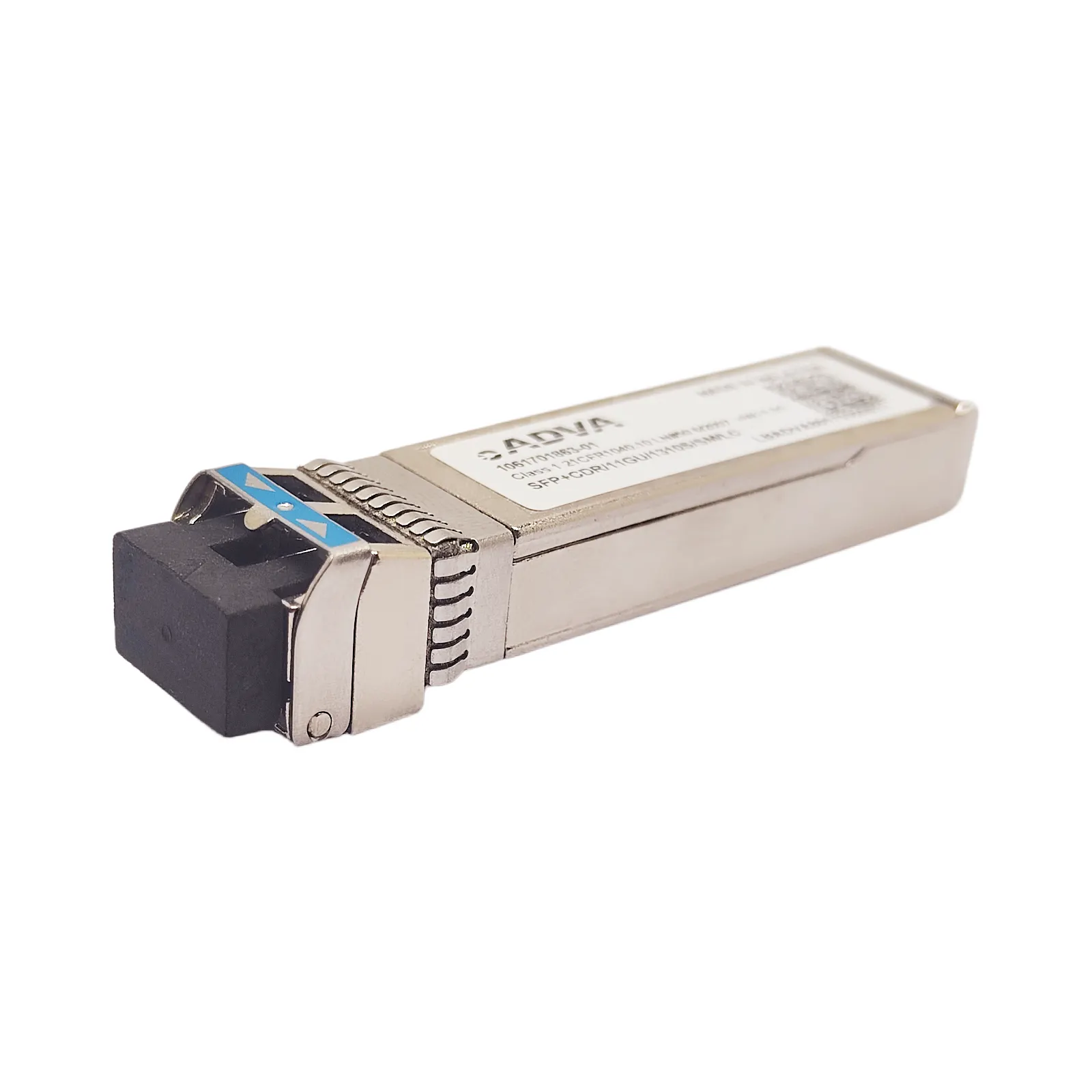 ADVA 1061701863-01 11G SFP+ Transceiver LC Connector Side Front