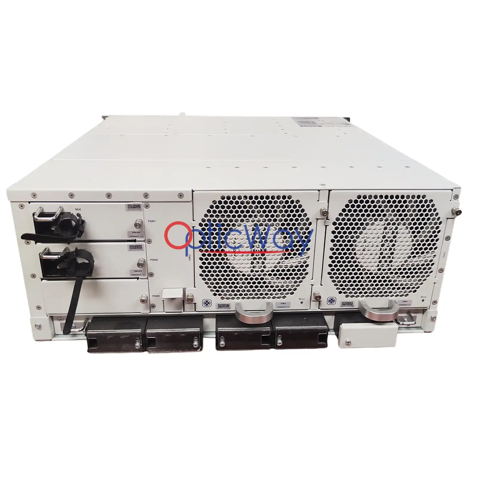 ADVA FSP 3000 C-4R Platform Rear View with Power Supplies and Fans