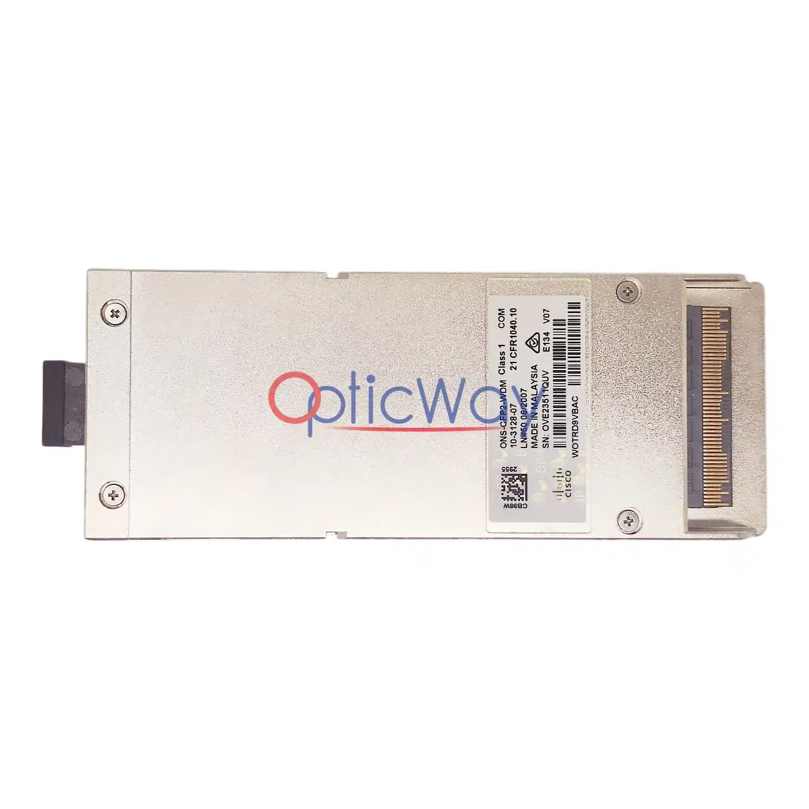 Cisco ONS-CFP2-WDM 100G/200G Coherent CFP2 Transceiver Full Label View