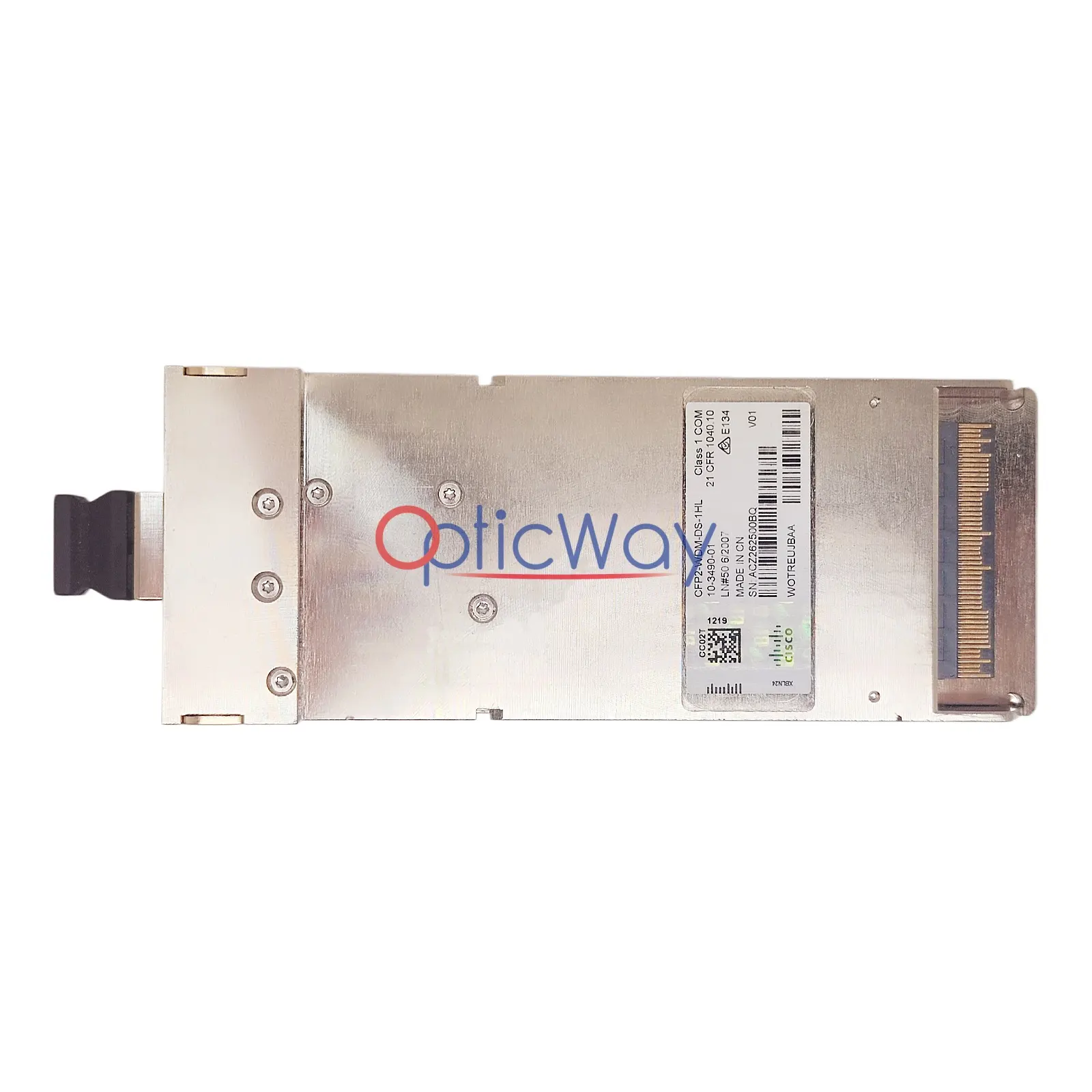 Cisco CFP2-WDM-DE-1HL 100G/200G CFP2-DCO Coherent Transceiver Full Label View