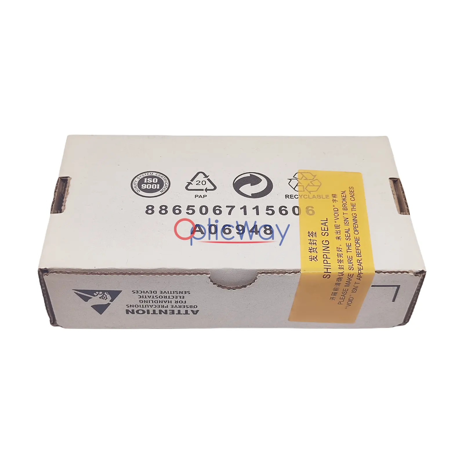 Original Huawei SFP-RJ45 02310VEN Transceiver Box Shipping Seal & Anti-Static Marking View