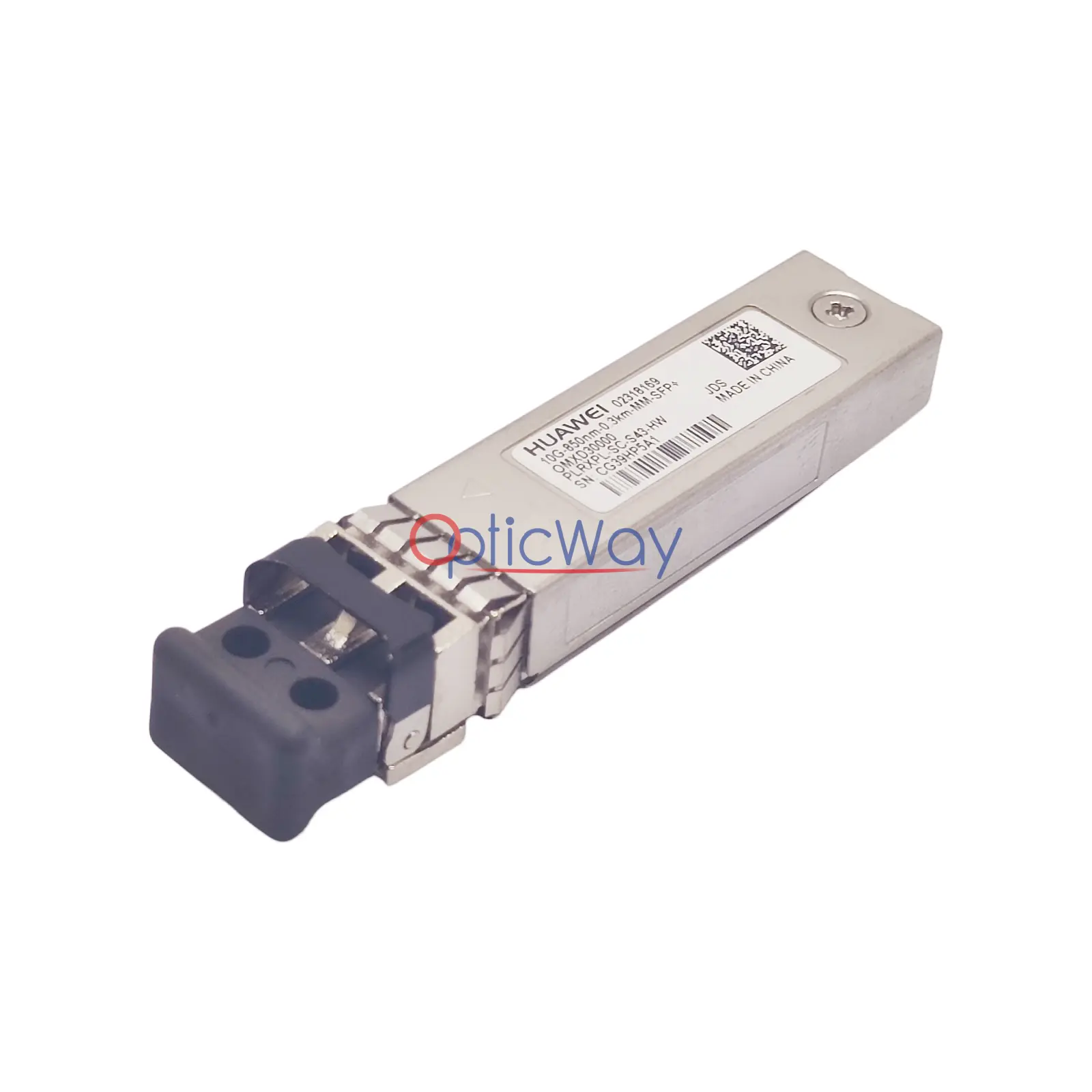 Huawei OMXD30000 10G SFP+ SR Side Front Body & LC Port View