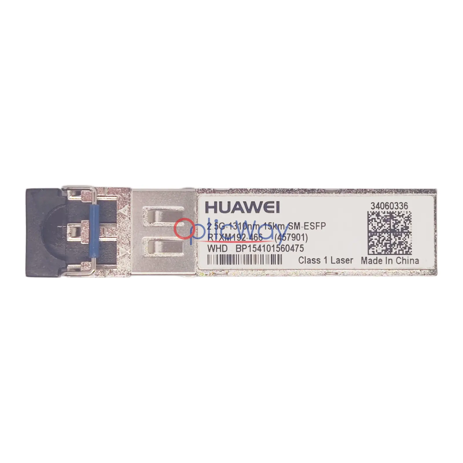 Genuine Huawei 34060336 RTXM192-466 2.5G SFP Optical Transceiver Full Front Label View