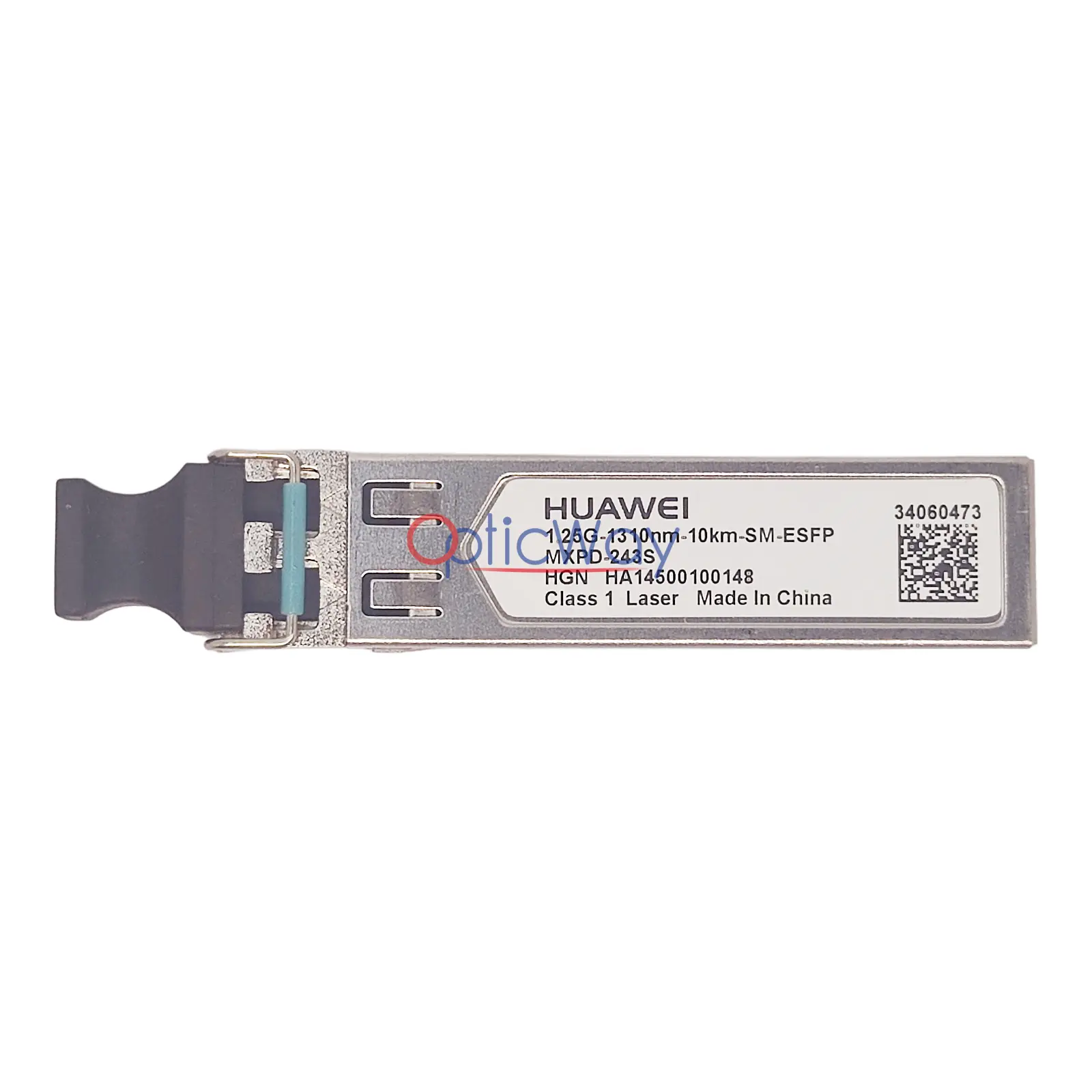 Genuine Huawei 34060473 MXPD-243S 1.25G eSFP Optical Transceiver Full Front Label View