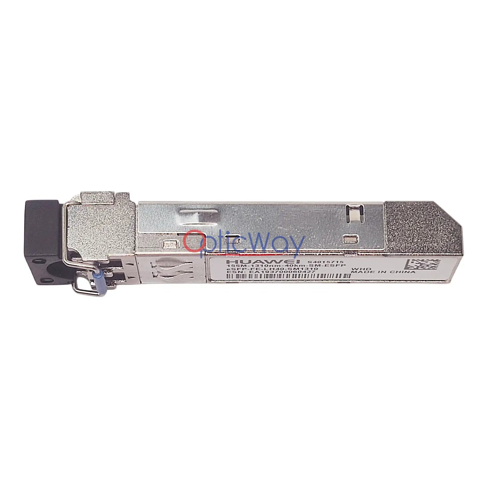 Huawei eSFP-FE-LH40-SM1310 155Mbps eSFP Transceiver Side Body Profile View