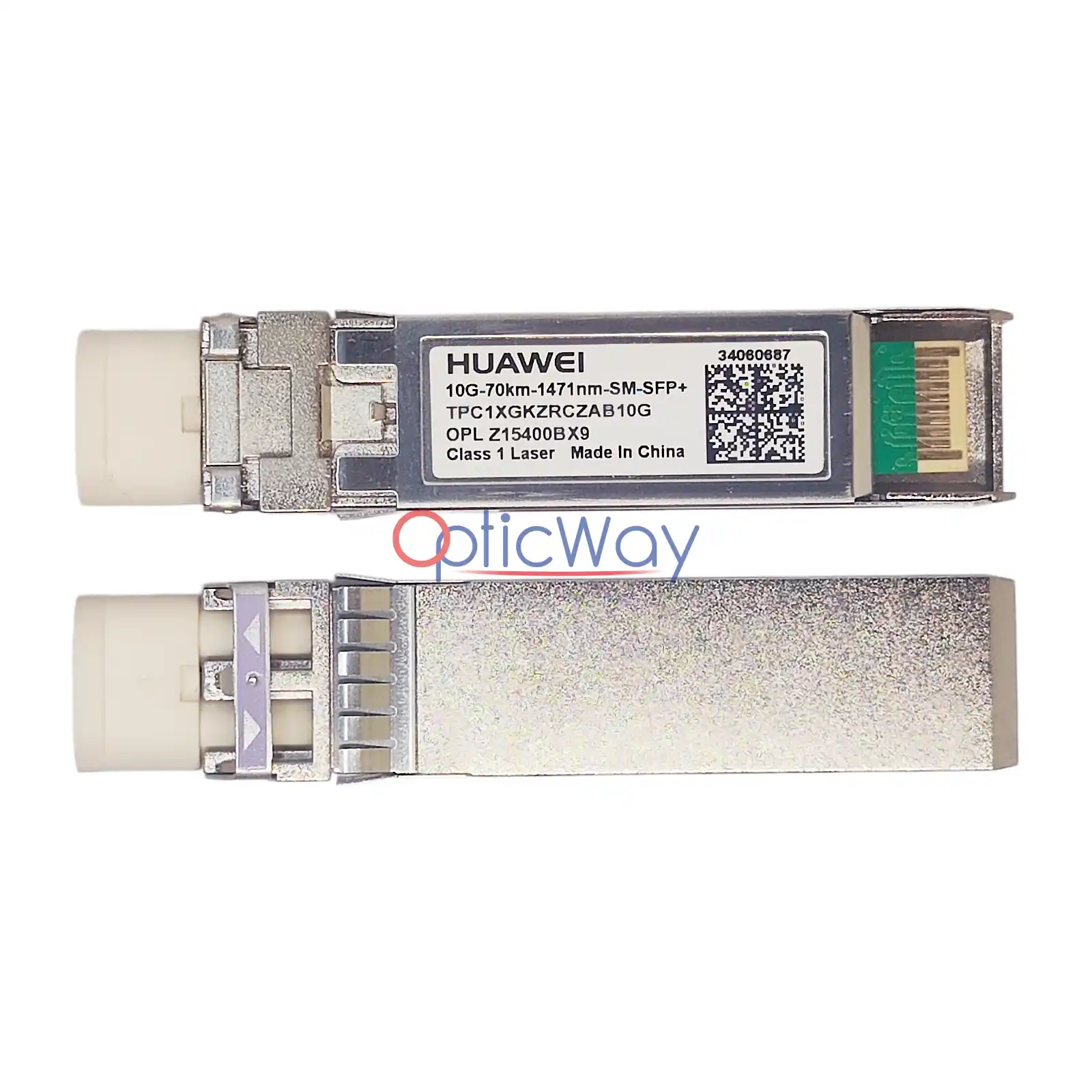 Huawei 34060687 10G CWDM SFP+ Transceiver Rear Housing Body View