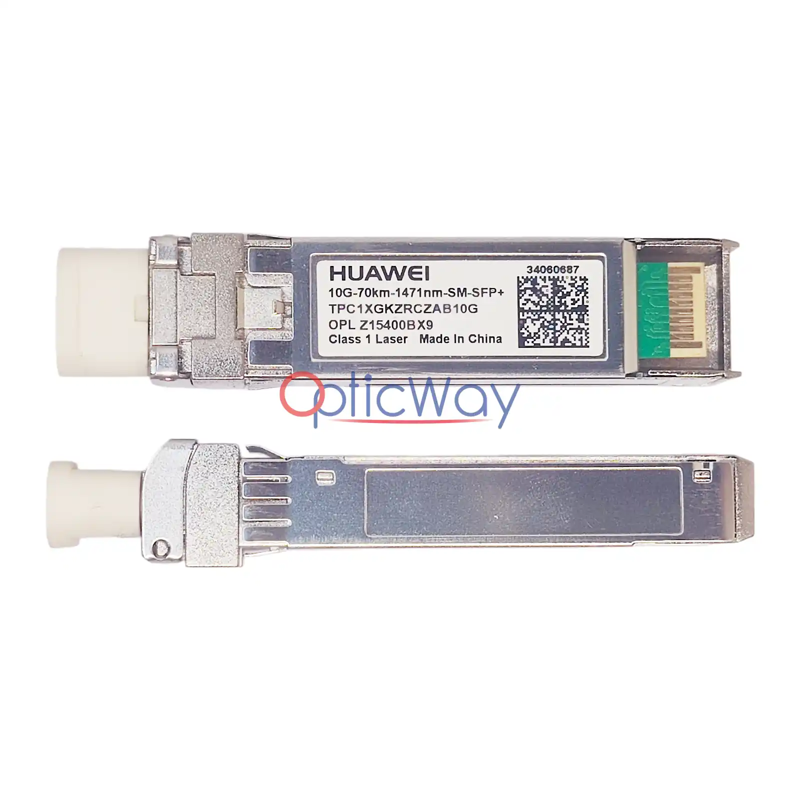 Huawei TPC1XGKZRCZAB10G 1471nm 70km SFP+ Side Body Profile View