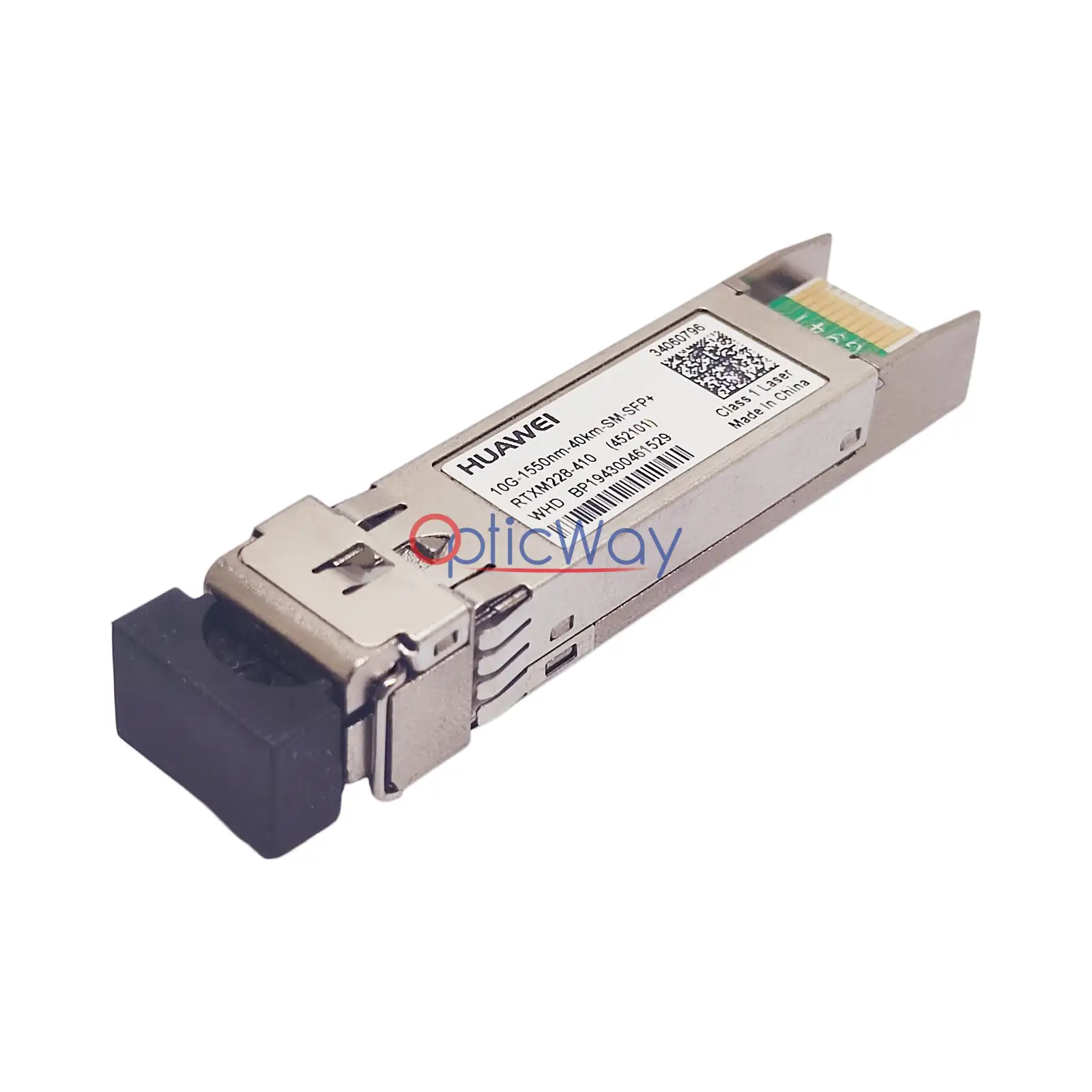 Huawei 34060796 10G SFP+ Duplex LC Connector Side Front Profile View