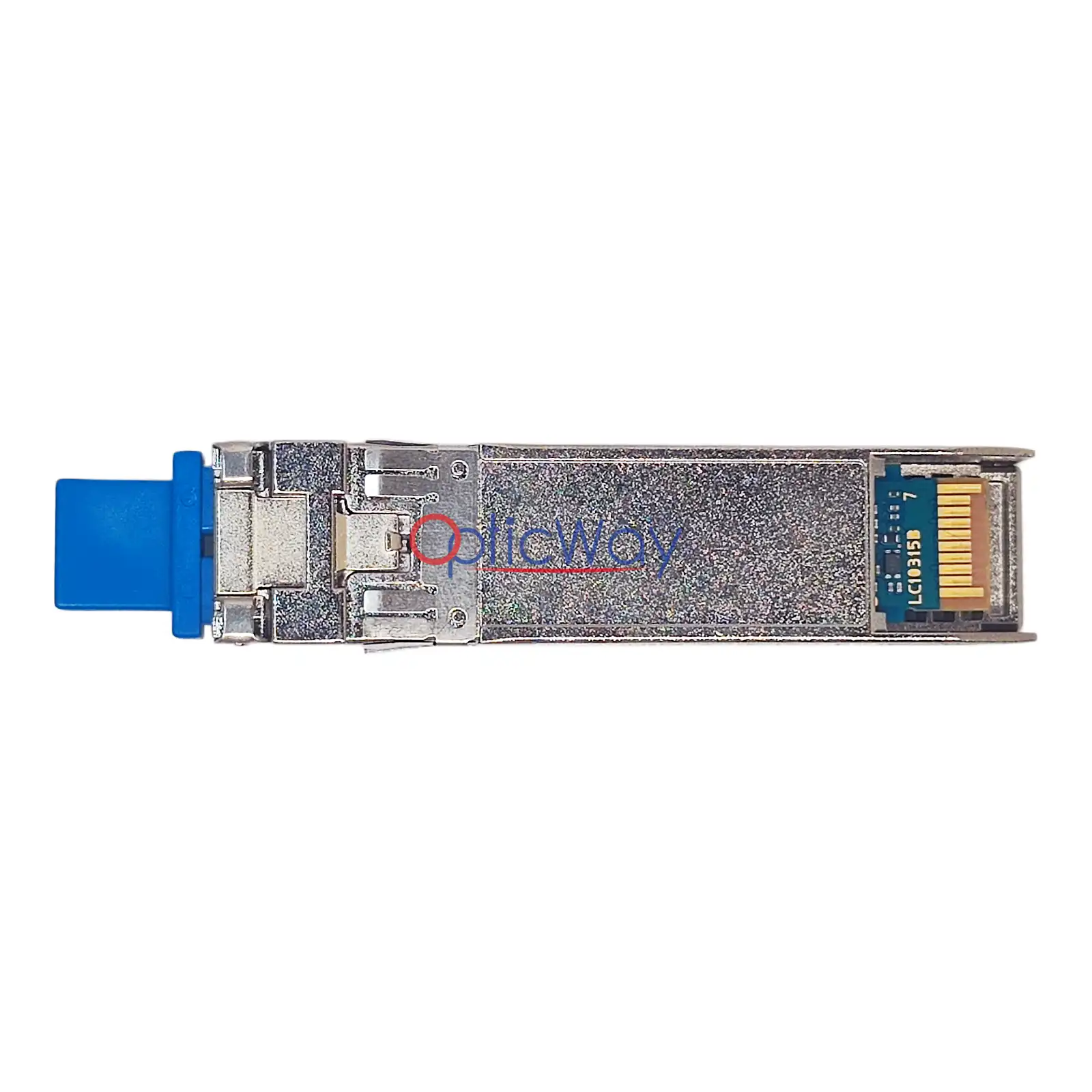 Nokia 3HE05036AAAA01 SFP+ Transceiver Rear Housing & Gold Finger Full View