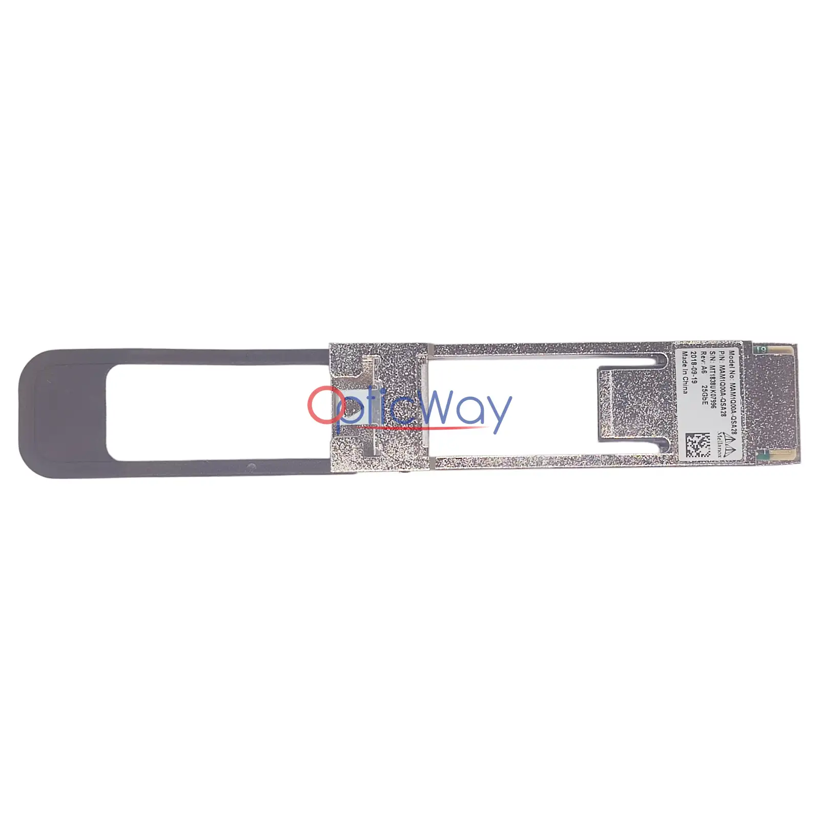 Mellanox MAM1Q00A-QSA28 QSFP28 SFP28 Adapter Horizontal Full Body Main View