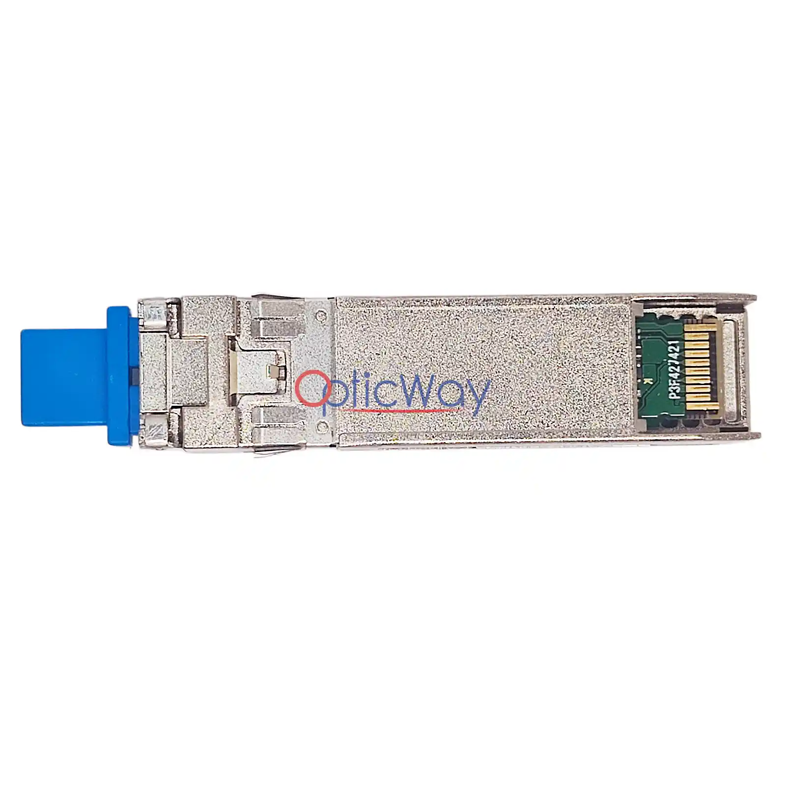 Juniper 740‑031981 SFP+ 10GBASE‑LR transceiver SPP5300LR‑J6‑M back and gold finger view