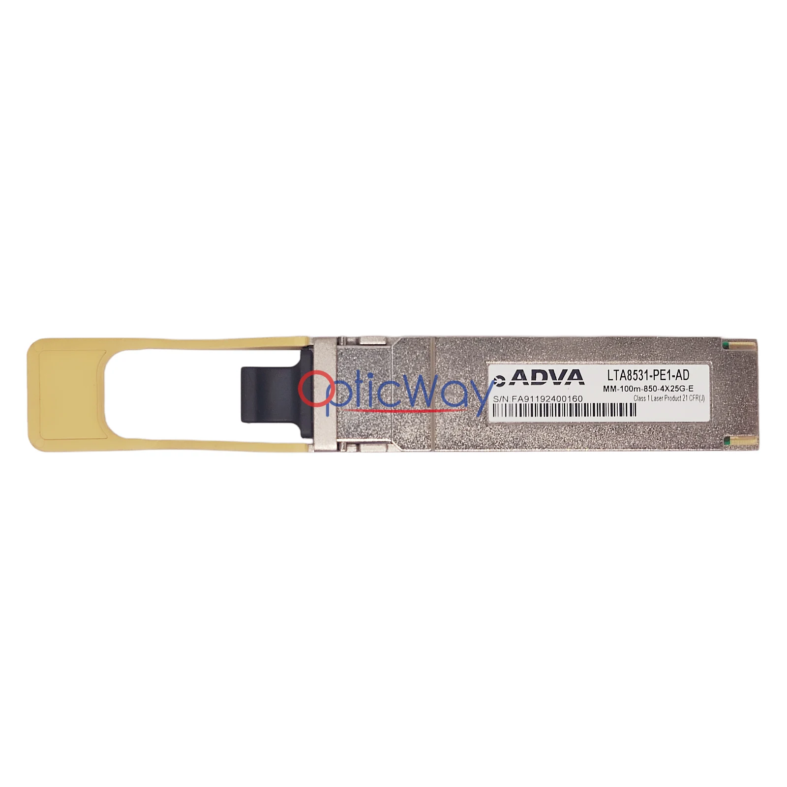 ADVA LTA8531-PE1-AD QSFP28 100G SR4 Transceiver with Full Label and Gold Finger
